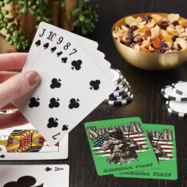 American Soldier Design Classic-spelkort Casinokort