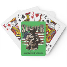 American Soldier Design Classic-spelkort