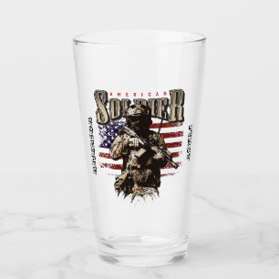 American Soldier Design Pint Glass Kopp