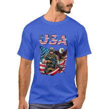 American Soldier Eagle USA flagga Patriotic Art