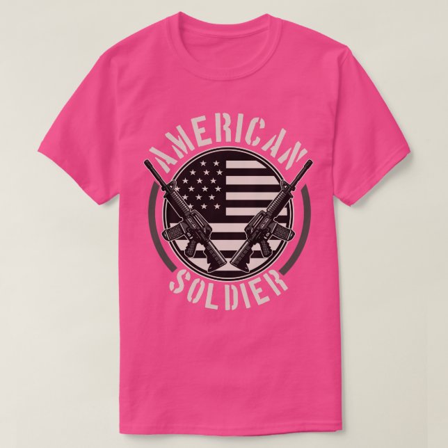 AMERICAN SOLDIER POSTER T SHIRT (Design framsida)