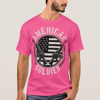 AMERICAN SOLDIER POSTER T SHIRT