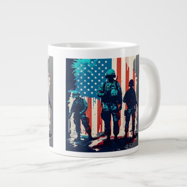 American Soldiers Jumbo Mugg (Framsida höger)