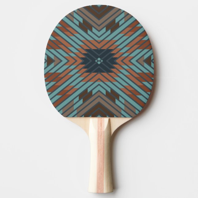 American Southwest Tribal Patterned Art And Colors Pingisracket (Framsidan)