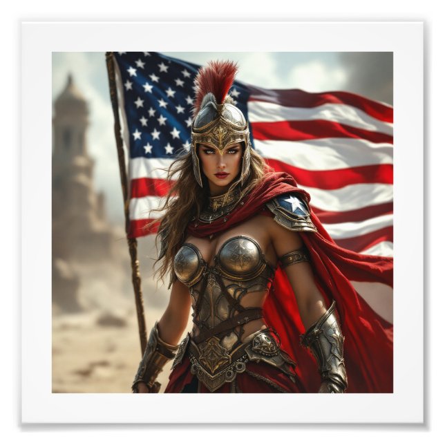 American Spartan  Fototryck (Framsidan)