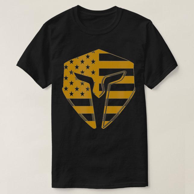 American Spartan  T Shirt (Design framsida)