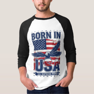 American Spirit: Born i USA Eagle Pride T-Shirt