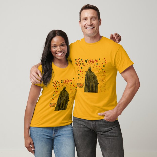 American Spirit Shine guld T Shirt (Unisex)