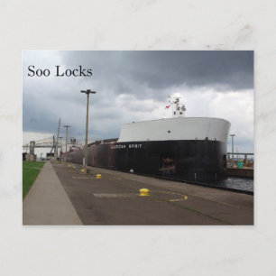 American Spirit Soo Locks-vykort Vykort