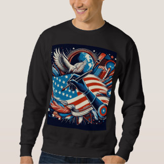 American Spirit: The Latest Hoodie Trends Lång Ärmad Tröja