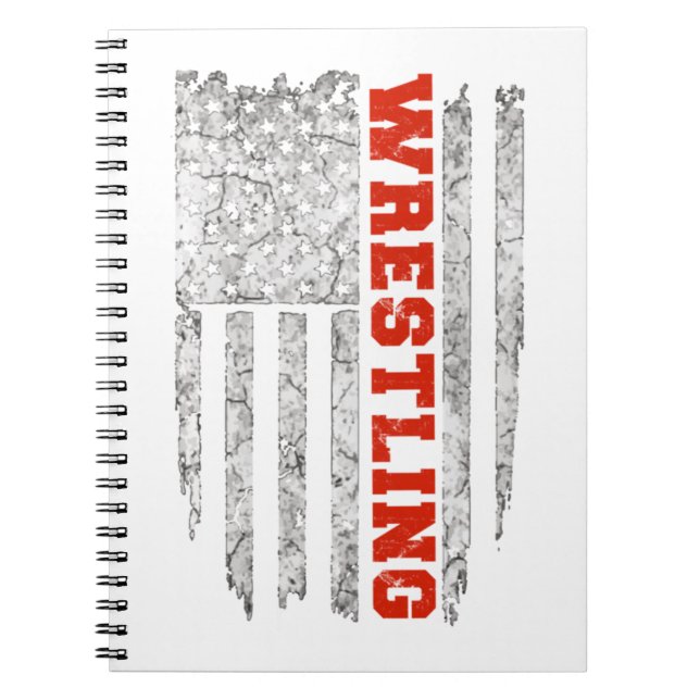 American Sport Wrestling Anteckningsbok (Framsidan)