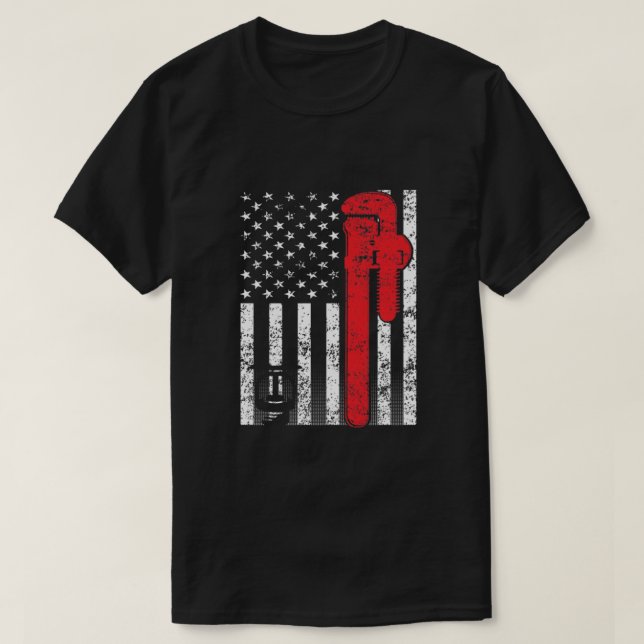 American Sprinkler Fitter T Shirt (Design framsida)