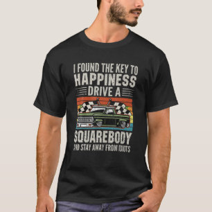 American Squarebody Lastbil Älskare Classic Pickup T Shirt