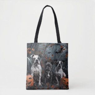 American Stafford Dshire Halloween Night Doggy Tygkasse