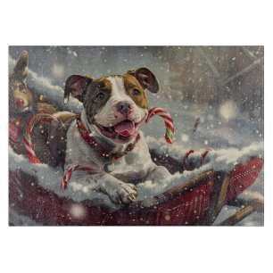 American Stafford Dshire Hund jul Festive