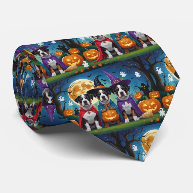 American Stafford Dshire Hund Pumpkin Halloween Fu Slips (Rullad)