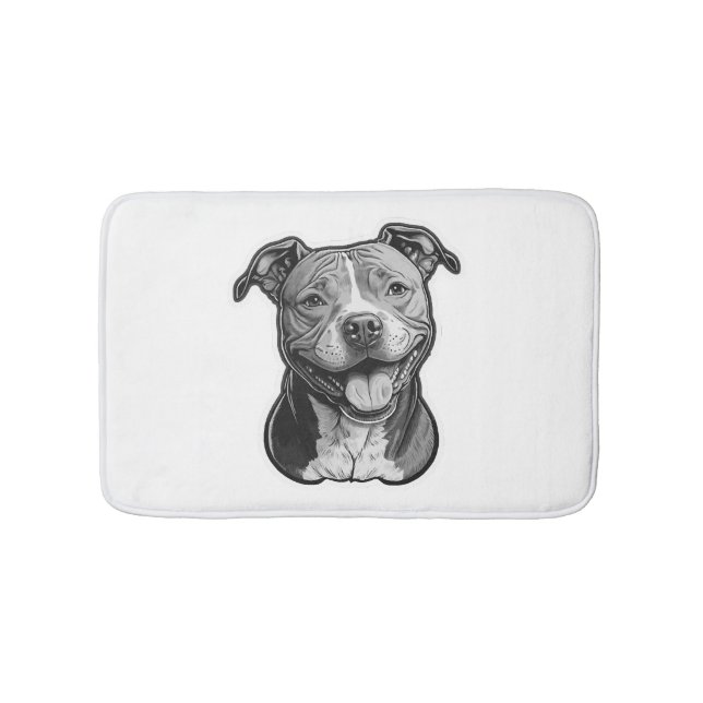 American Stafford Dshire Terrier Badrumsmatta (Framsidan)