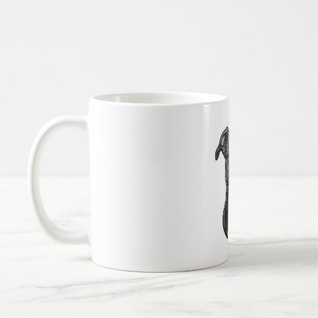 American Stafford Dshire Terrier Kaffemugg (Vänster)