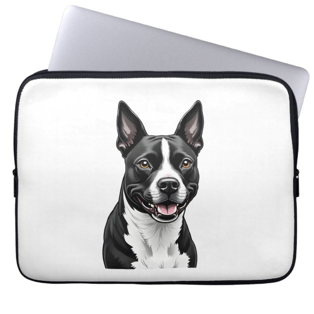American Stafford Dshire Terrier Laptop Fodral (Framsidan)