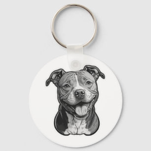 American Stafford Dshire Terrier Nyckelring