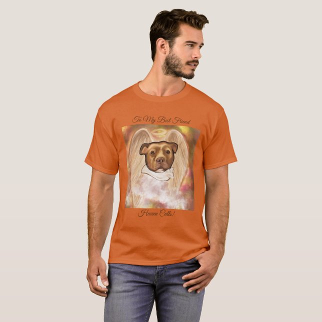 American Stafford Dshire Terrier T Shirt (Hel framsida)