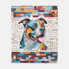 American Stafford Terrier - Amstaff Fleecefilt