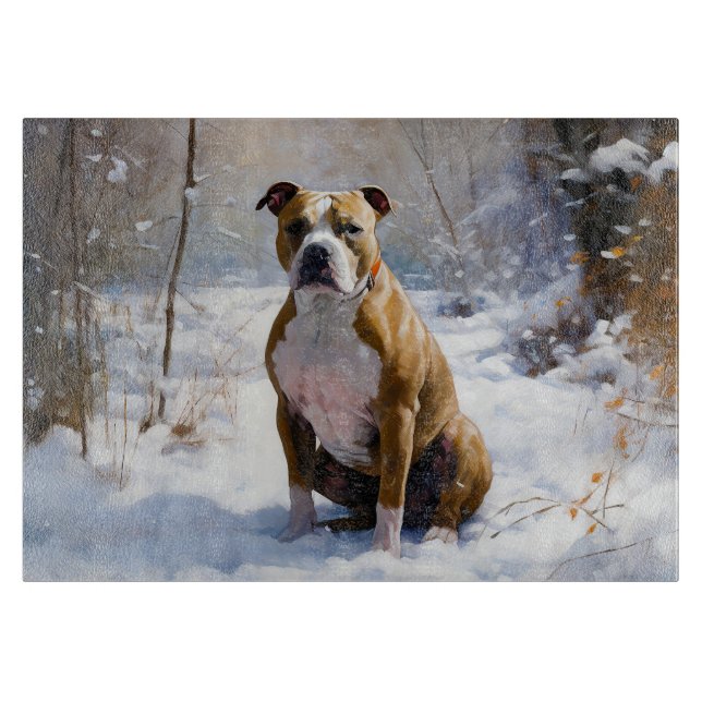 American Staffordshire Let It Snow Jul  (Framsidan)