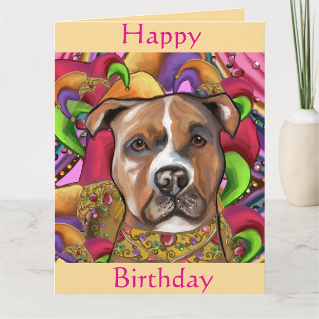 AMERICAN STAFFORDSHIRE TERRIER  KORT (Framsida)