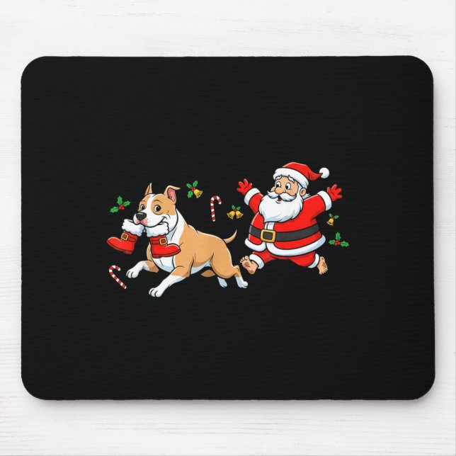 American Staffordshire Terrier Santa Claus Boots C Musmatta (Framsidan)