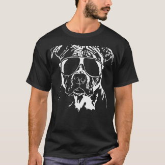 American Staffordshire Terrier Snygga Hund Solglas T Shirt
