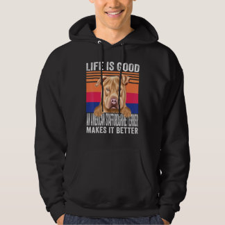 American Staffordshire Terriers Gör Ditt Liv Att G Hoodie