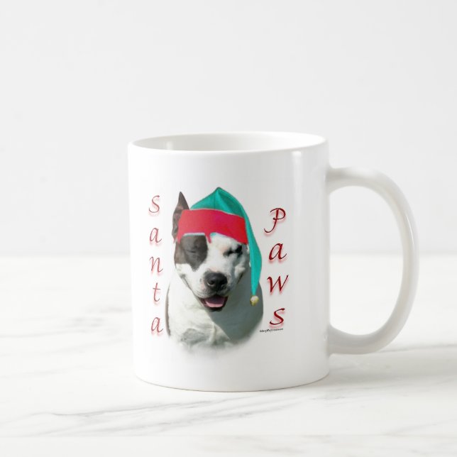 American StaffordTerrier Santa Tassar Kaffemugg (Höger)