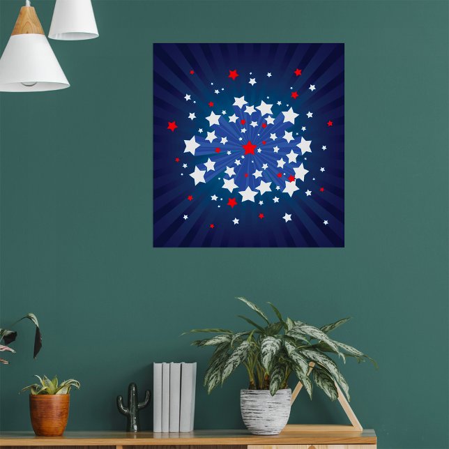 American Starburst Stars Poster (Skapare uppladdad)
