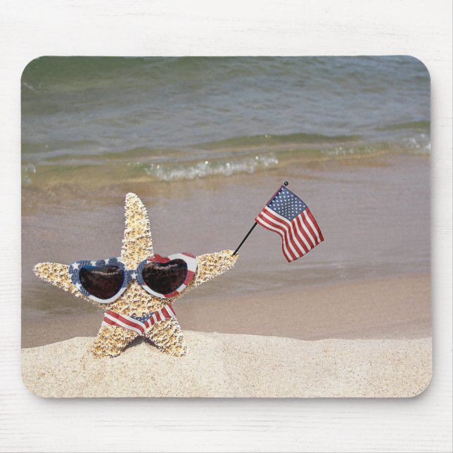 American Starfish med flagga Musmatta (Framsidan)