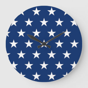 American Stars Acrylic Wall Clock Stor Klocka