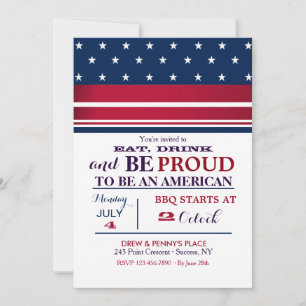 American Stars-inbjudan Inbjudningar