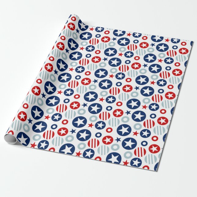 American Stars Presentpapper (Utrullad)