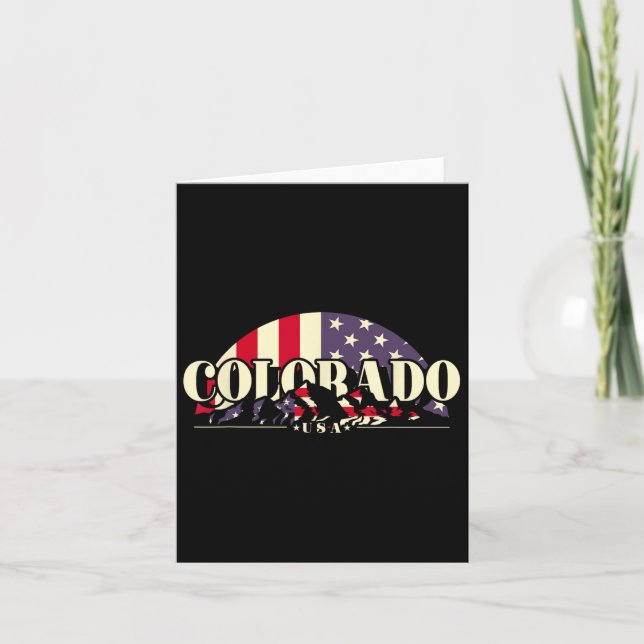 American State Colorado Kort (Framsida)