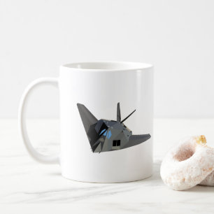 American Stealth Attack Aircraft F-117 Kaffemugg
