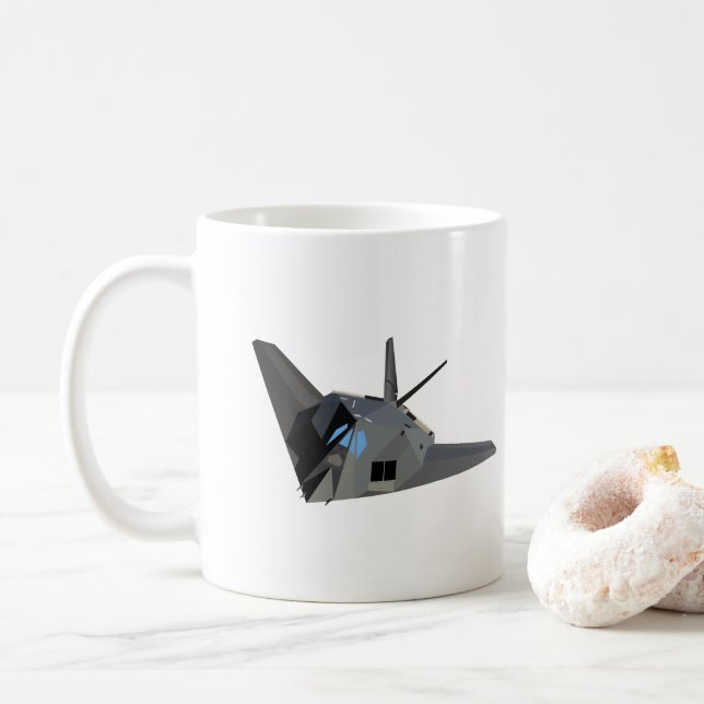 American Stealth Attack Aircraft Kaffemugg (Med munk)