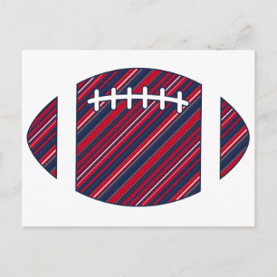 American Stripe Footall Vykort