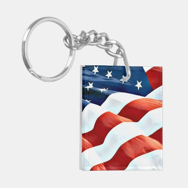 "American Style" Acrylic Keychain (Vänstra Framsidan)