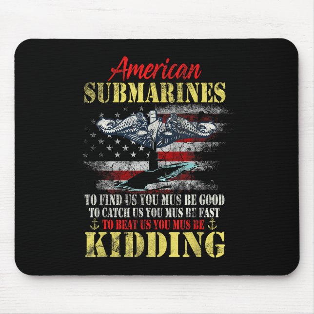 American Submarines Veteran Kidding Silent Service Musmatta (Framsidan)