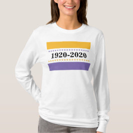 American Suffrage Victory Flagga 100 år T Shirt