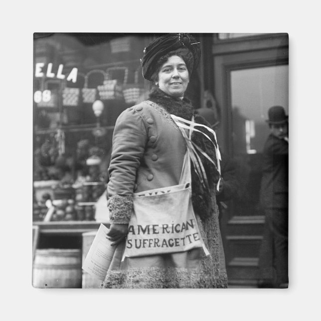 American Suffragette, 1910 Magnet (Framsidan)