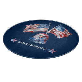 American Symbols Anpassningsbar Family Namn