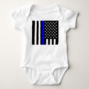 American Thin Blue Line Graphic T Shirt