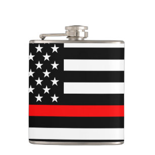 American Thin Red Line Graphic Fickplunta