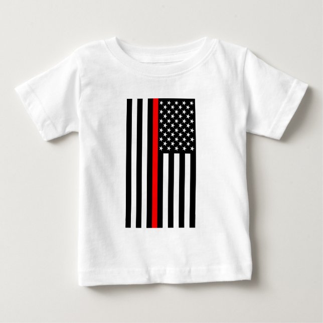 American Thin Red Line Graphic Tee Shirt (Framsida)