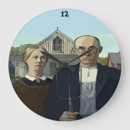 American Time, Berömd Art Stor Klocka